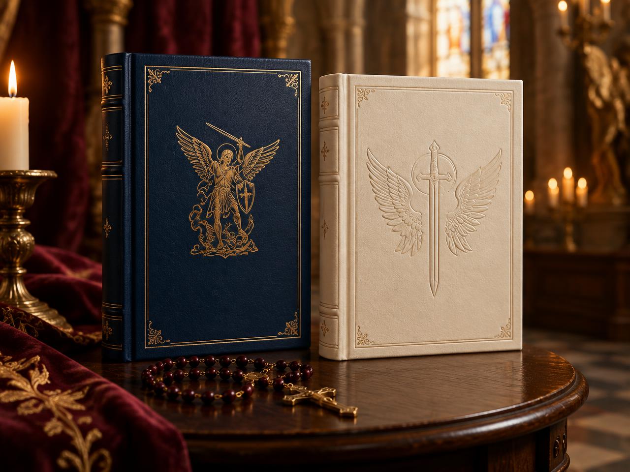 Dois livros devocionais sobre São Miguel